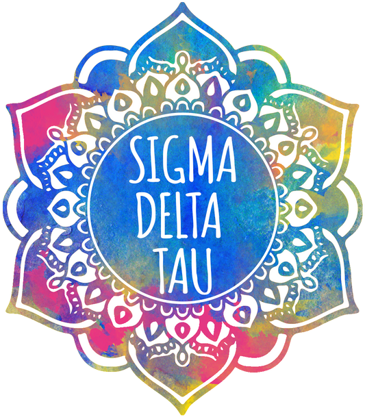 Sigma Delta Tau Mandala Air Freshener