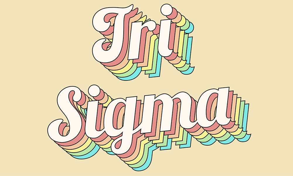 Sigma Sigma Sigma Sorority Flags - Virginia Book Company