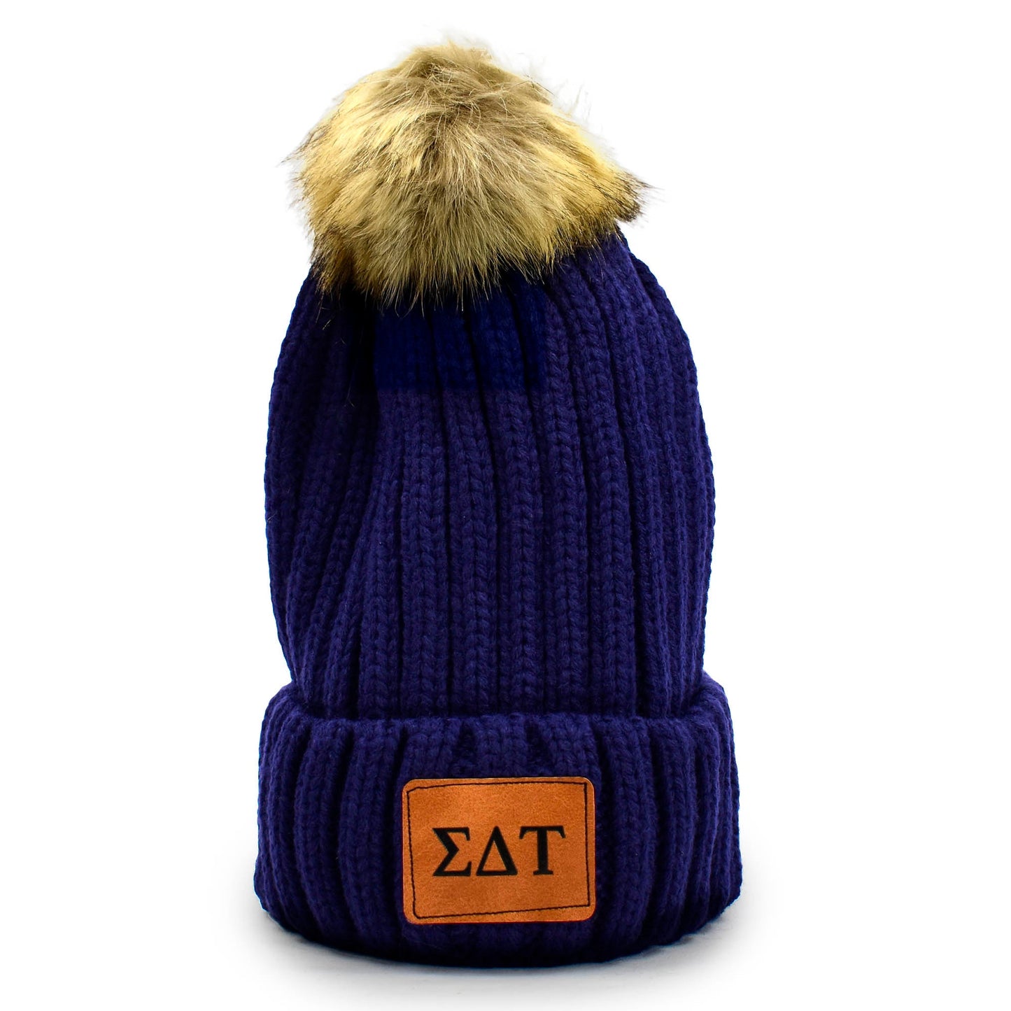 Sigma Delta Tau Pom Pom Beanie Hat