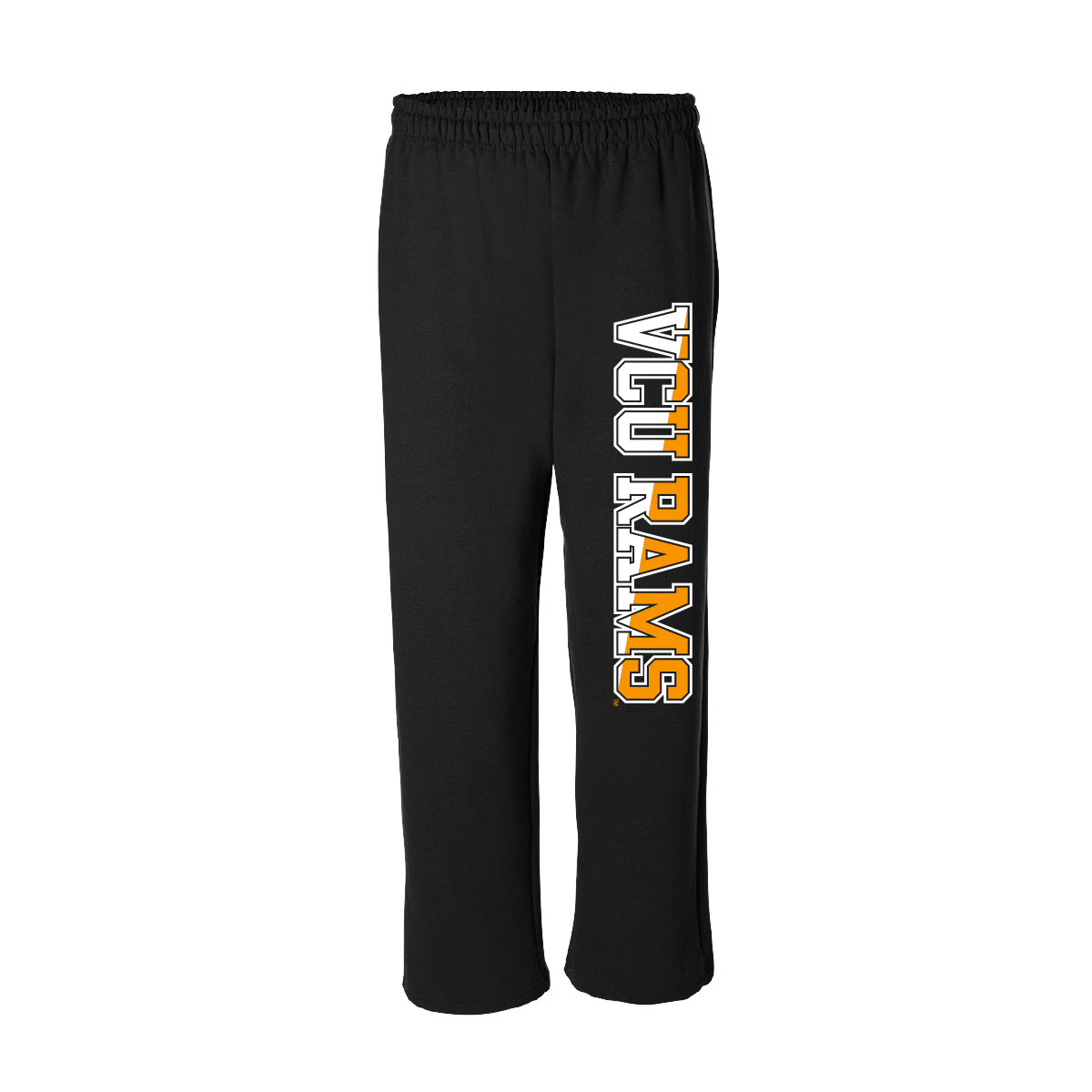 VCU Rams Black Open Bottom Pant - Virginia Book Company