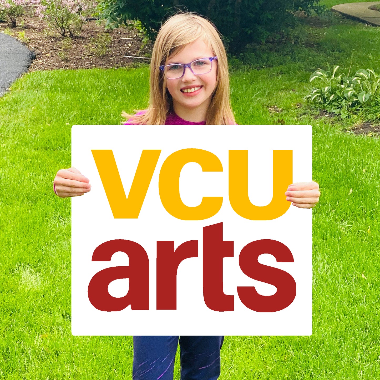 VCU ARTS LAWN SIGN- online only