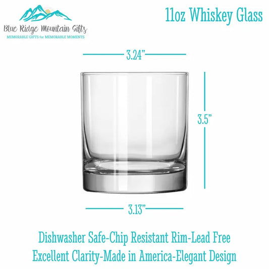Richmond Va - Street Map - Engraved Whiskey Glass