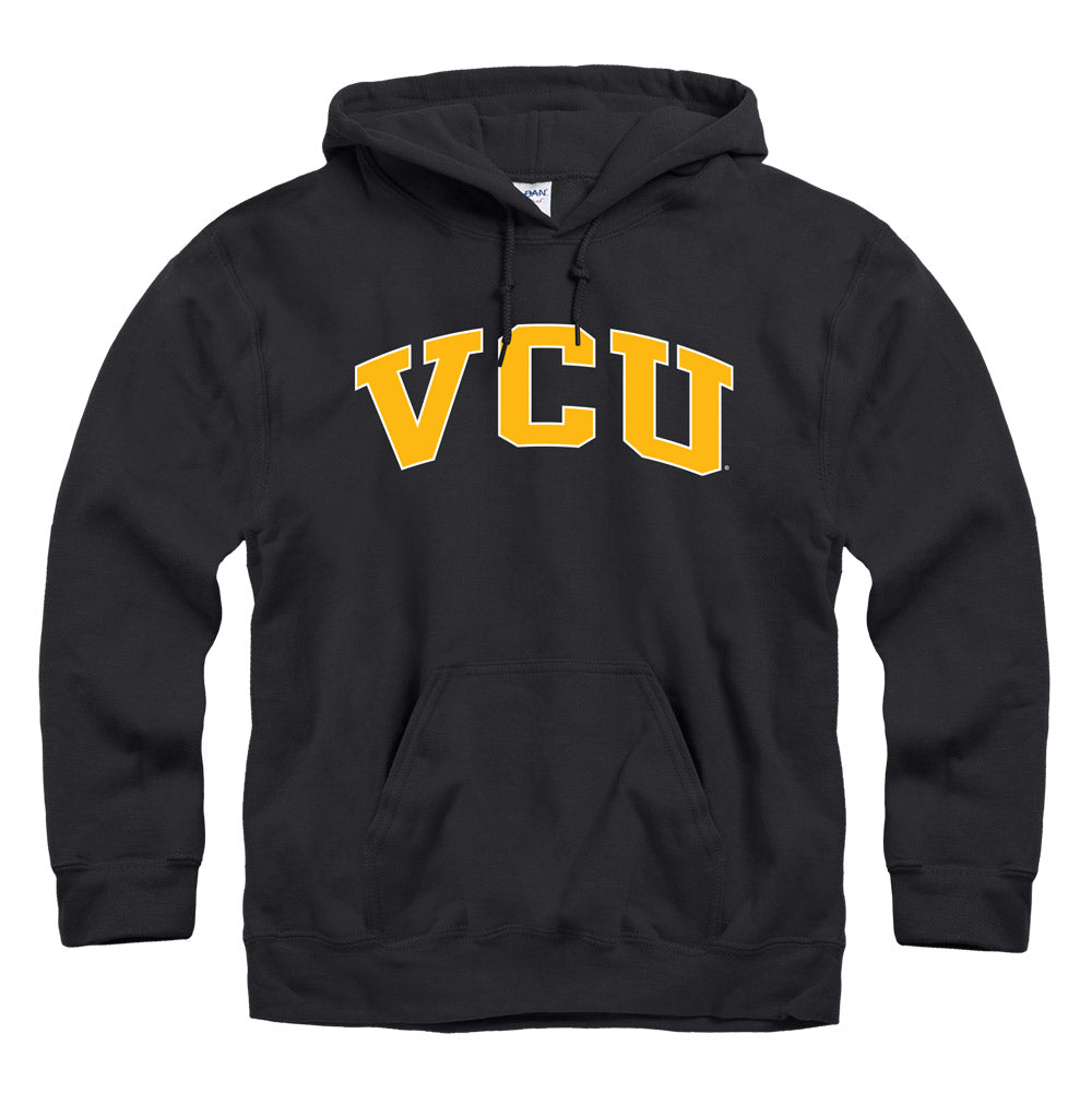 VCU Black Bold Arch Hoodie - Virginia Book Company