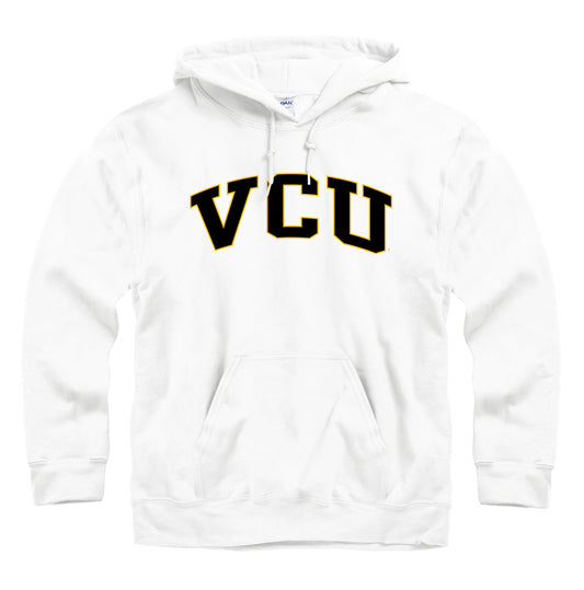 VCU White Bold Arch Hoodie - Virginia Book Company