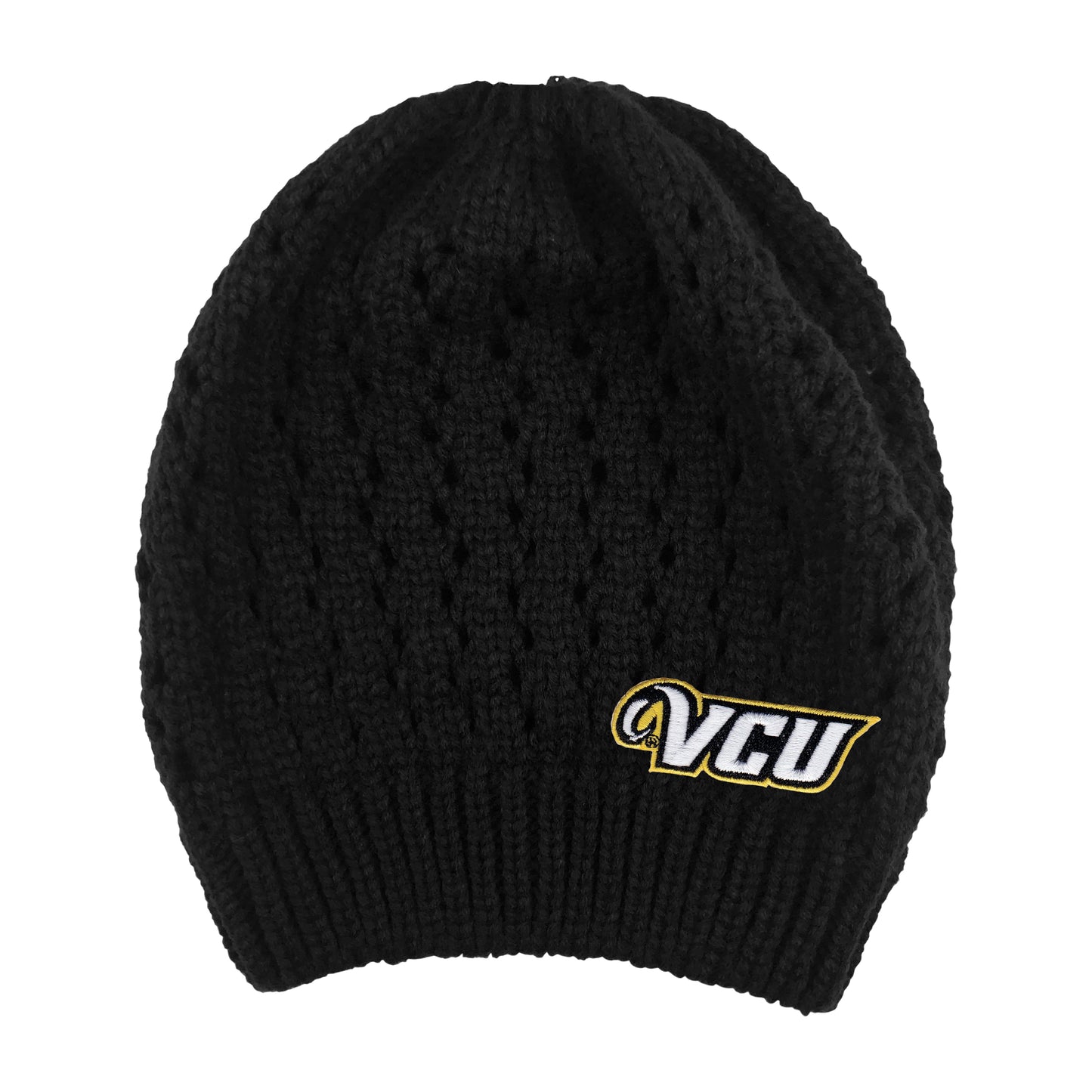 VCU Honey Knit Bun Beanie - Virginia Book Company