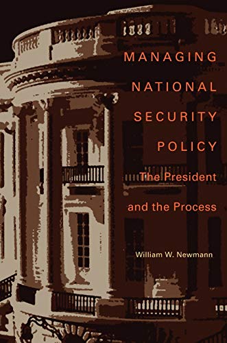MANAGING NATIONAL SECURITY POLICY - Virginia Book Company