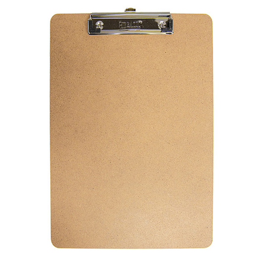 BAZIC Standard Size Hardboard Clipboard w/ Low Profile Clip - Virginia Book Company