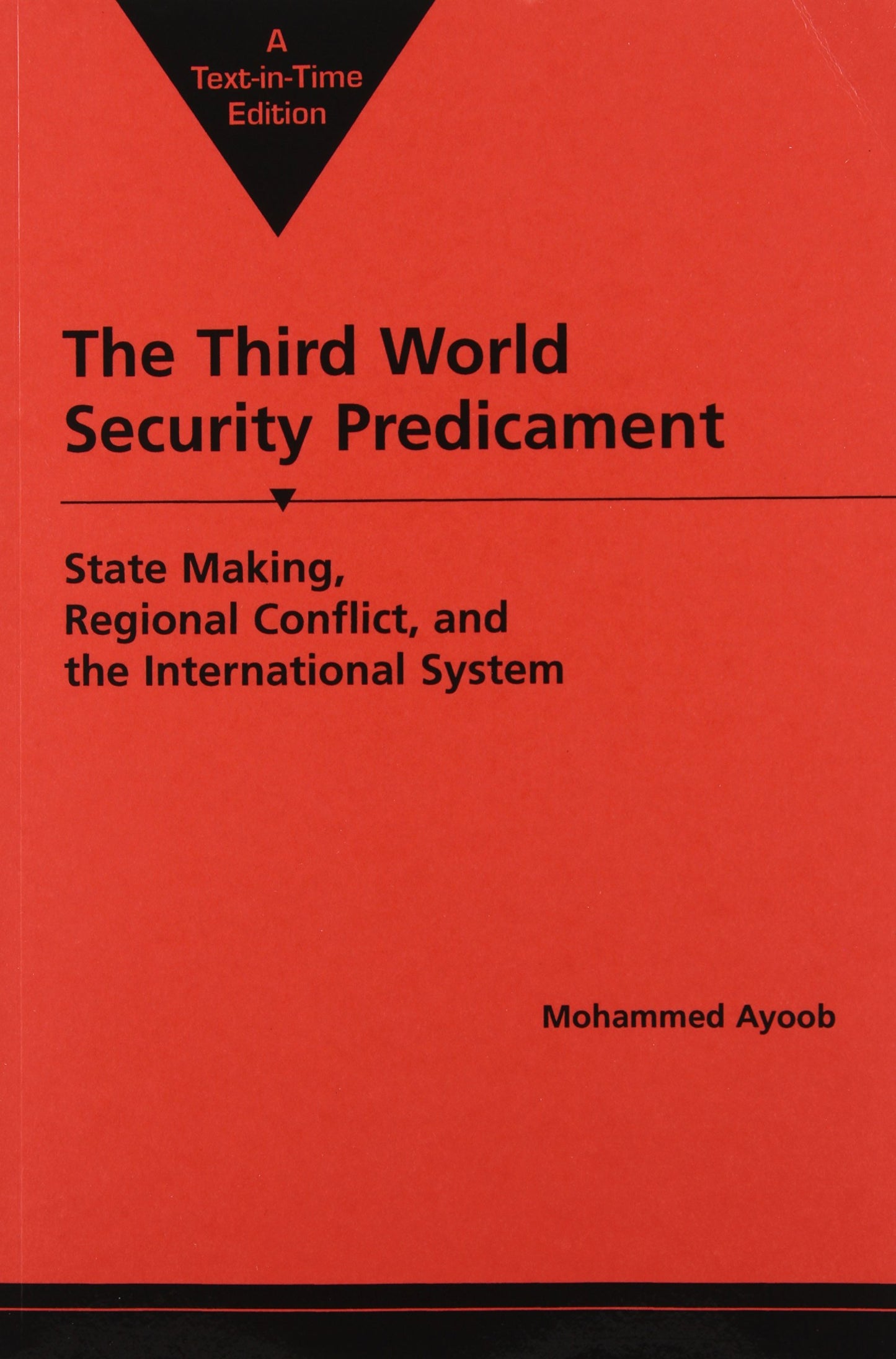 THIRD WORLD SECURITY PREDICAMENT - Virginia Book Company