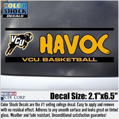 VCU Havoc Basketball Decal - Virginia Book Company