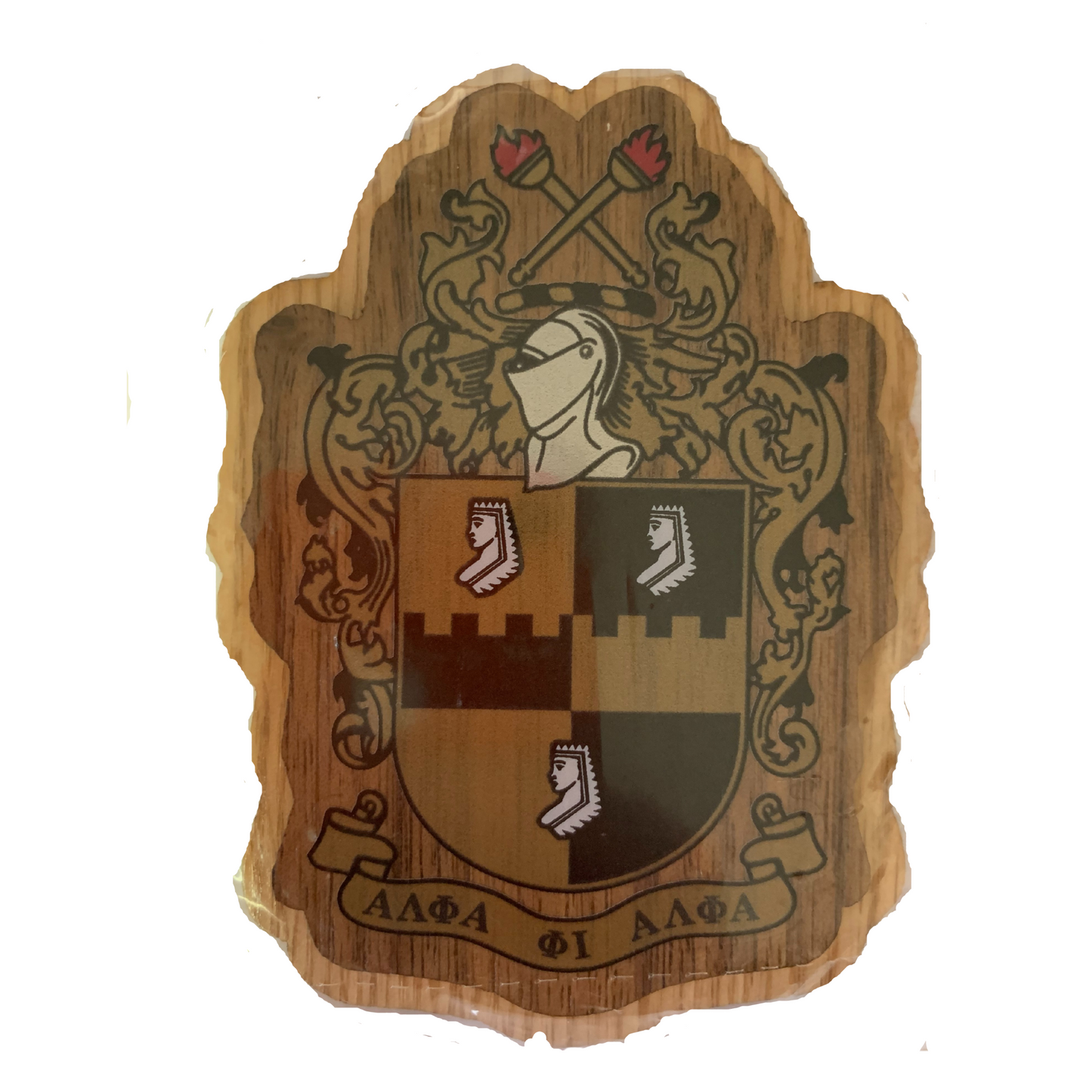 Alpha Phi Alpha Greek Crest Peel - N - Stick - Virginia Book Company