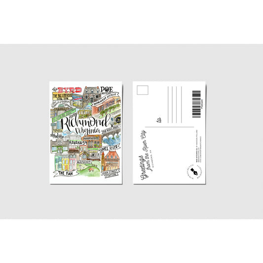 Richmond Classics Postcard - 5" x 7" - Virginia Book Company