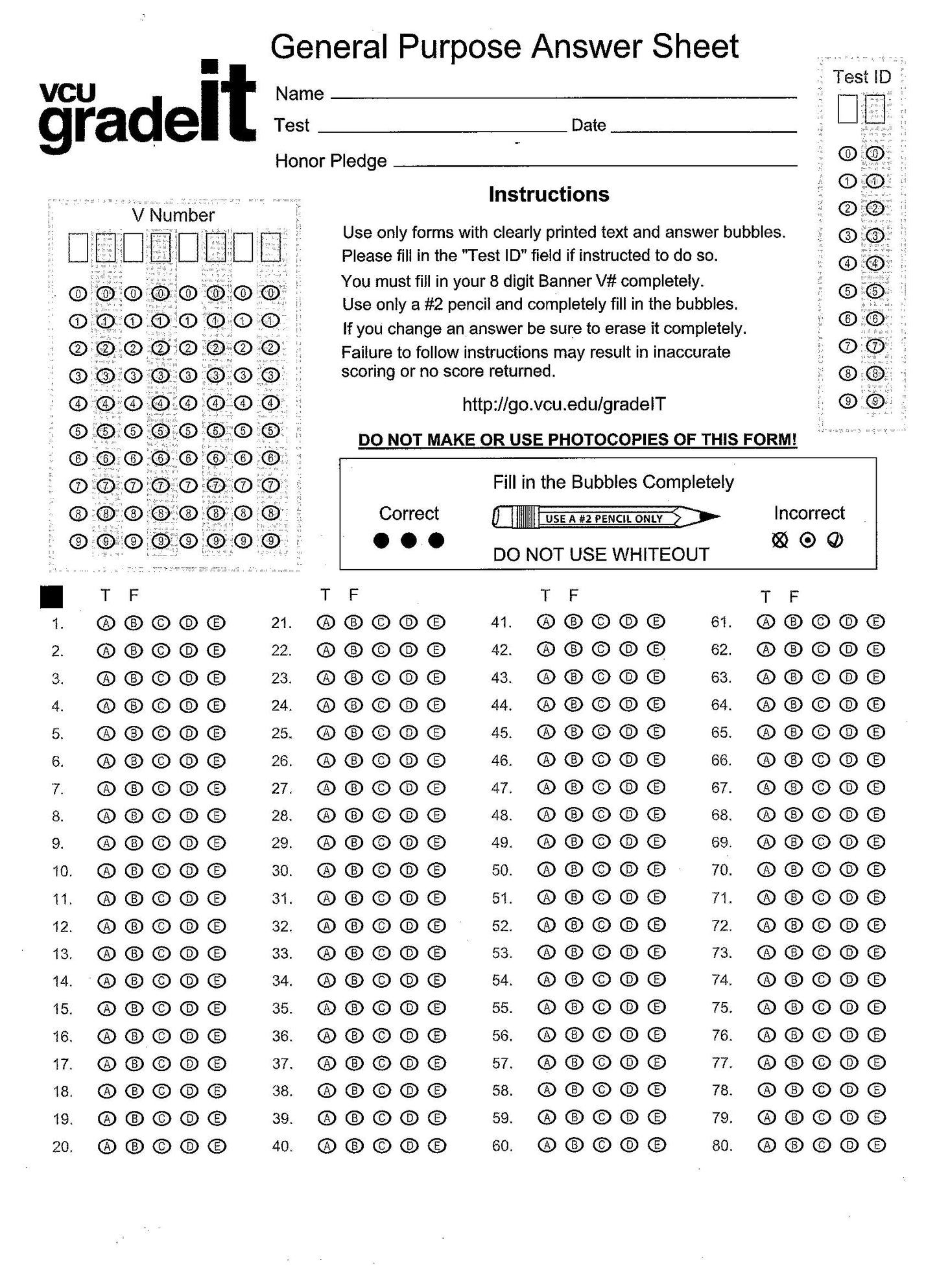 Grade-Its (package of 20) - Virginia Book Company