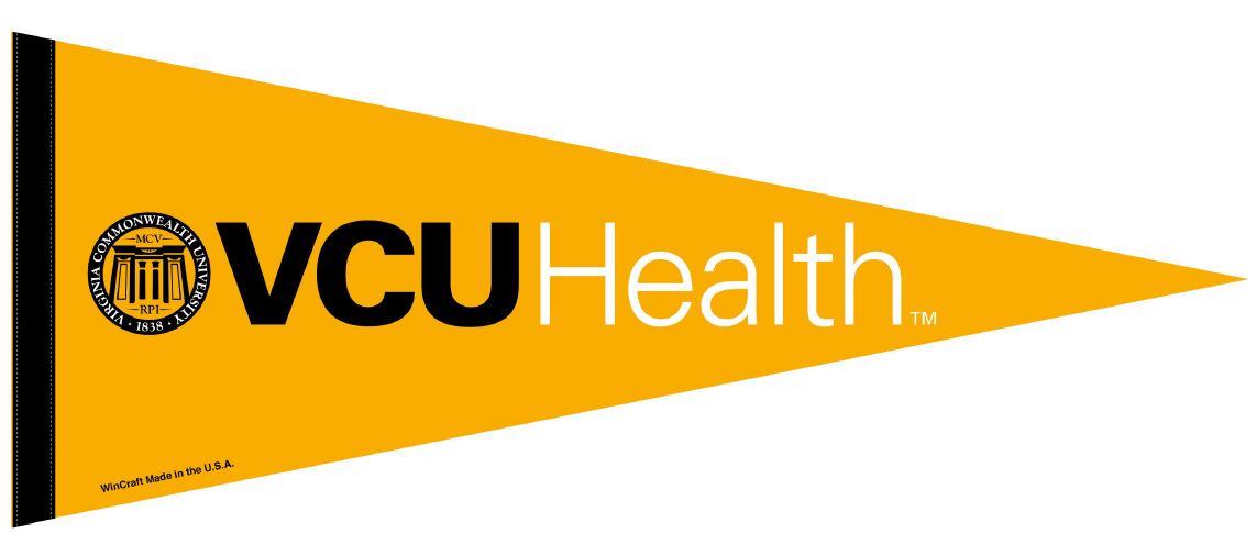 thumbnail image 2 of VCU Rams 12x30 Felt Pennant – Virginia Commonwealth NCAA Black Pennant 2 of 3