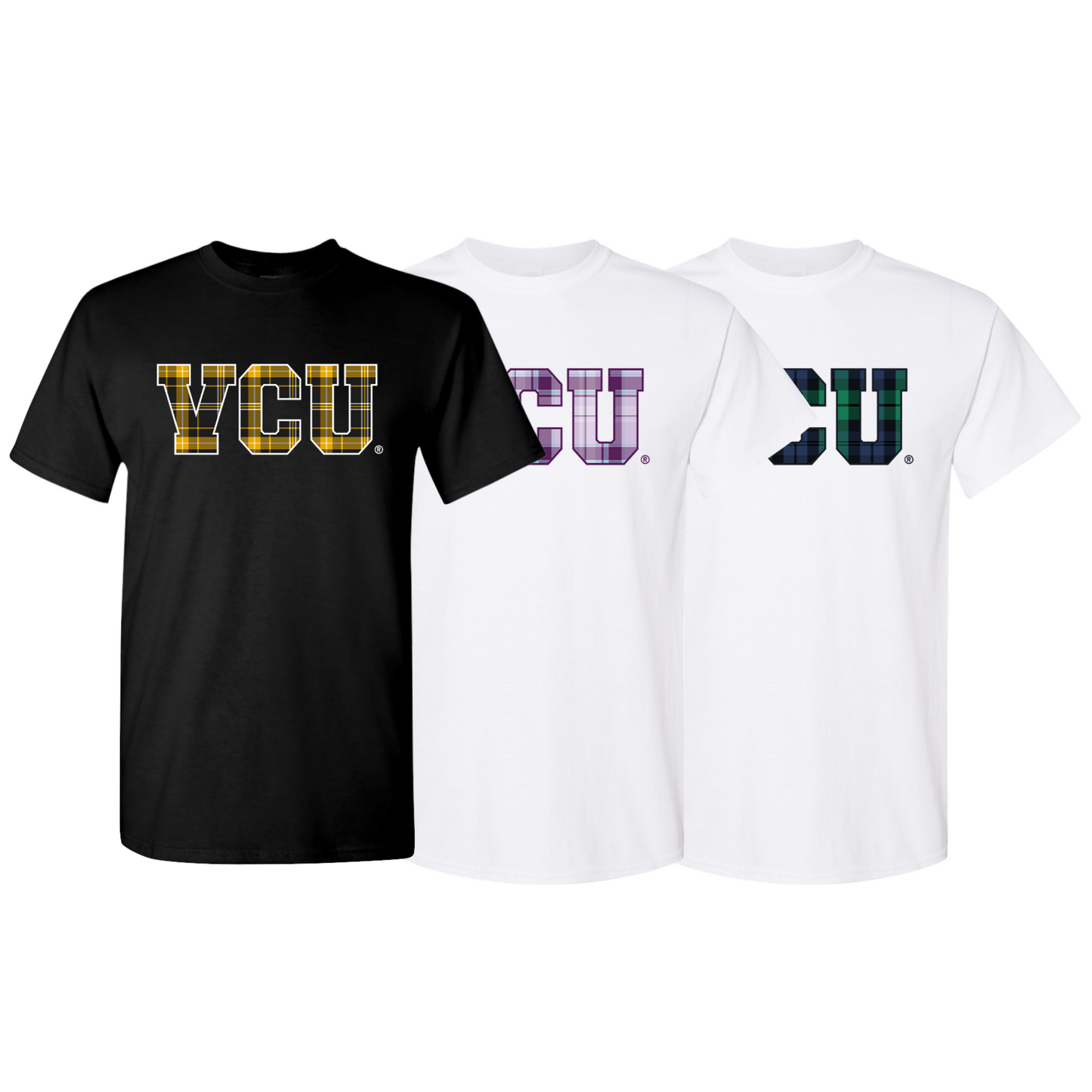 VCU Plaid Tees - Virginia Book Company