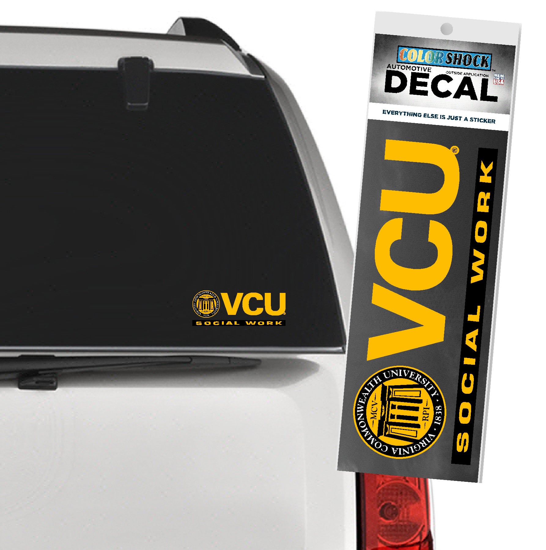 VCU Social Work Decal - Virginia Book Company