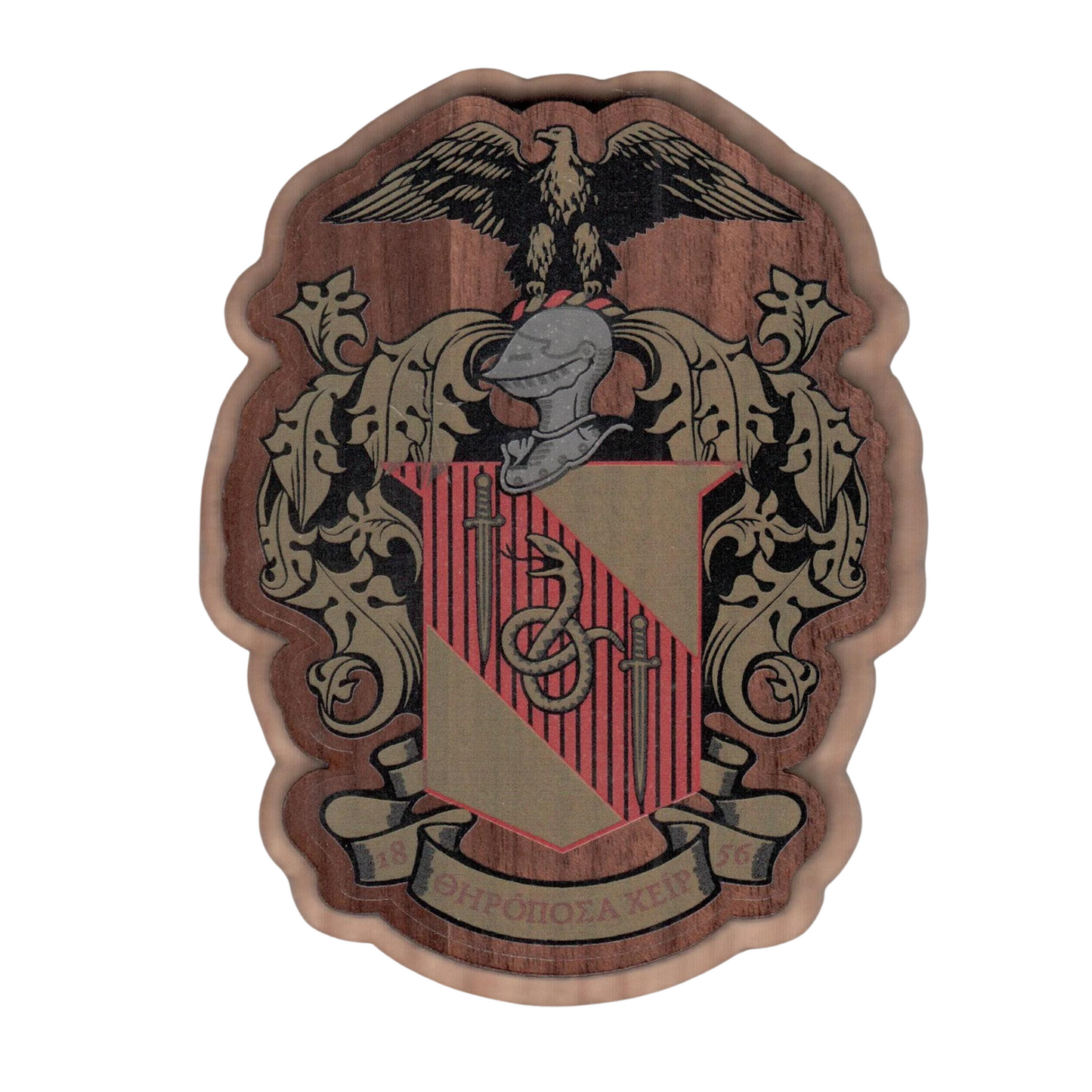 Theta Chi Greek Crest Peel - N - Stick - Virginia Book Company