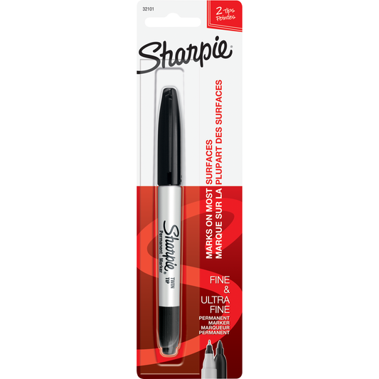 Sharpie Fine and Ultra Fine Twin Tip Marker - Virginia Book Company