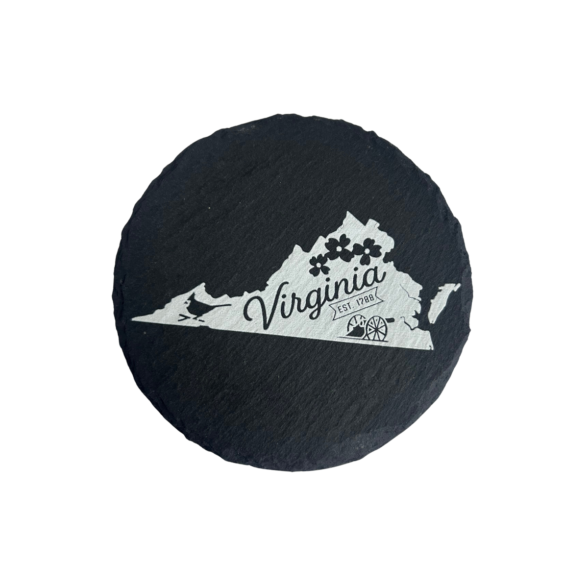 Virginia Icons - UV Printed Slate Coasters