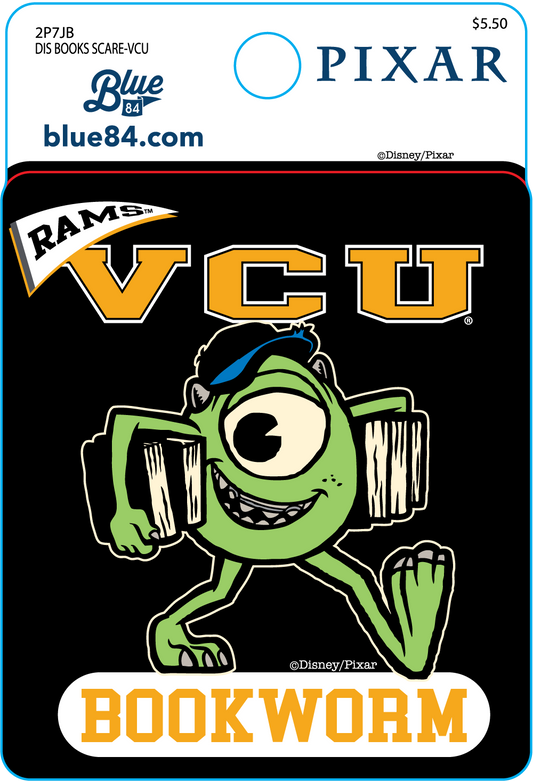 VCU Bookworm Sticker