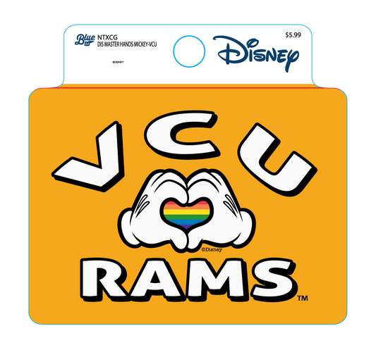 VCU Disney Heart Sticker