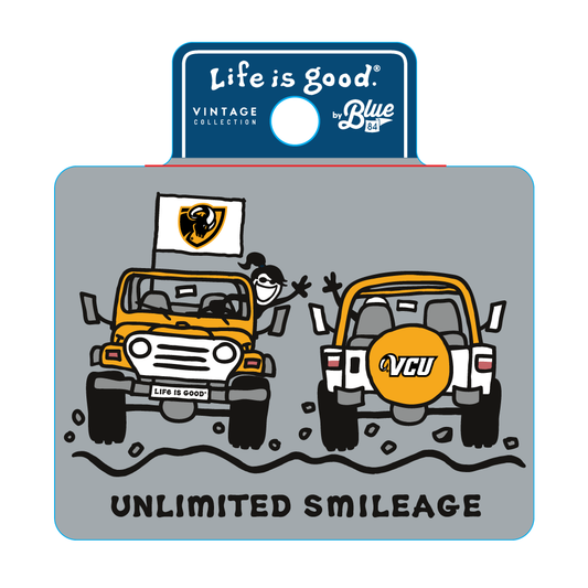 VCU Life is Good Smileage Sticker