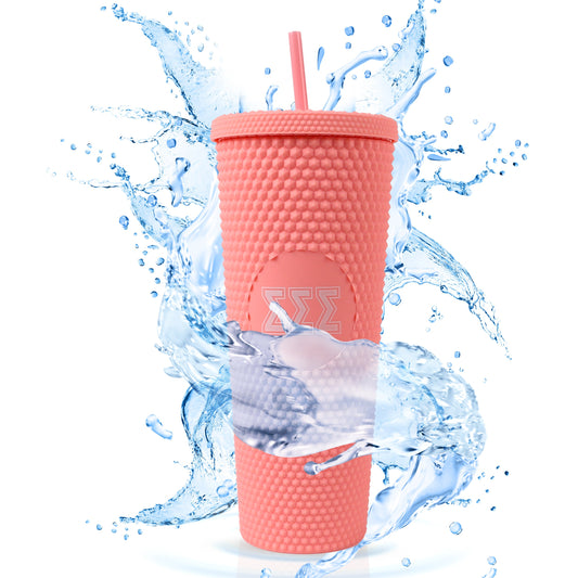 Theta Phi Alpha Studded Tumbler