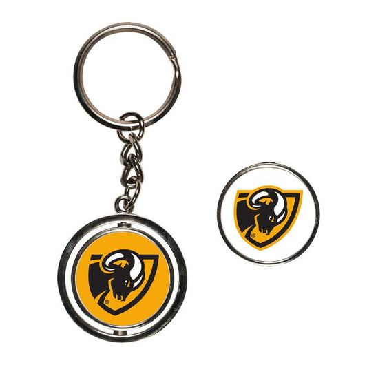 VCU Rams Spinner Key Ring