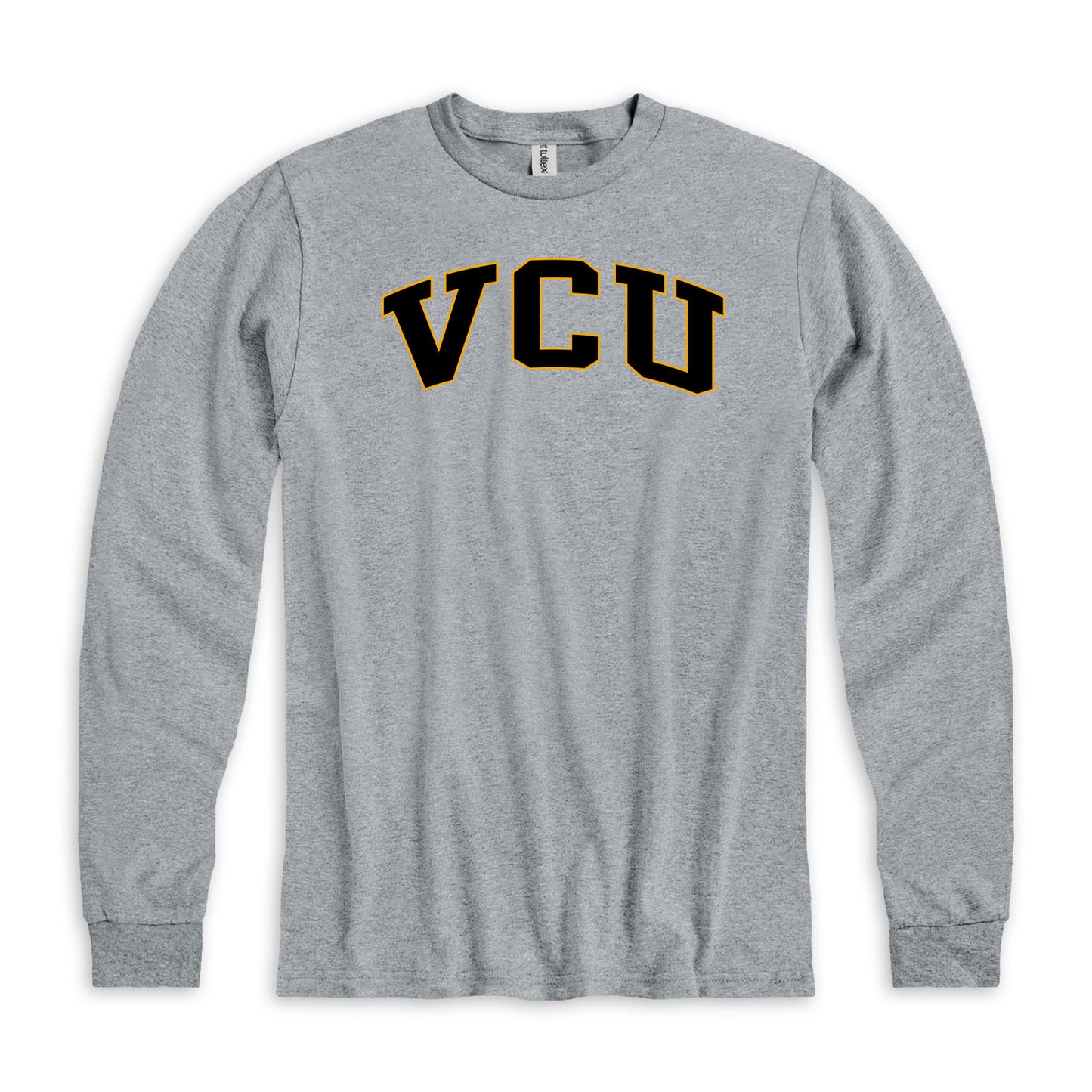 VCU Grey Bold Arch Long Sleeve Tee