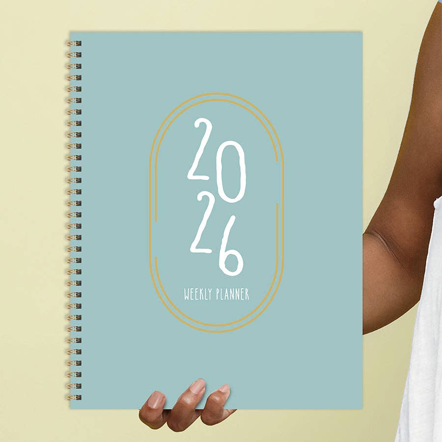 2026 Robin's Egg Large Weekly Monthly Planner