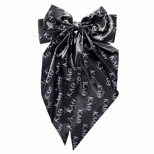 Kappa Alpha Theta Greek Letters Hair Bow