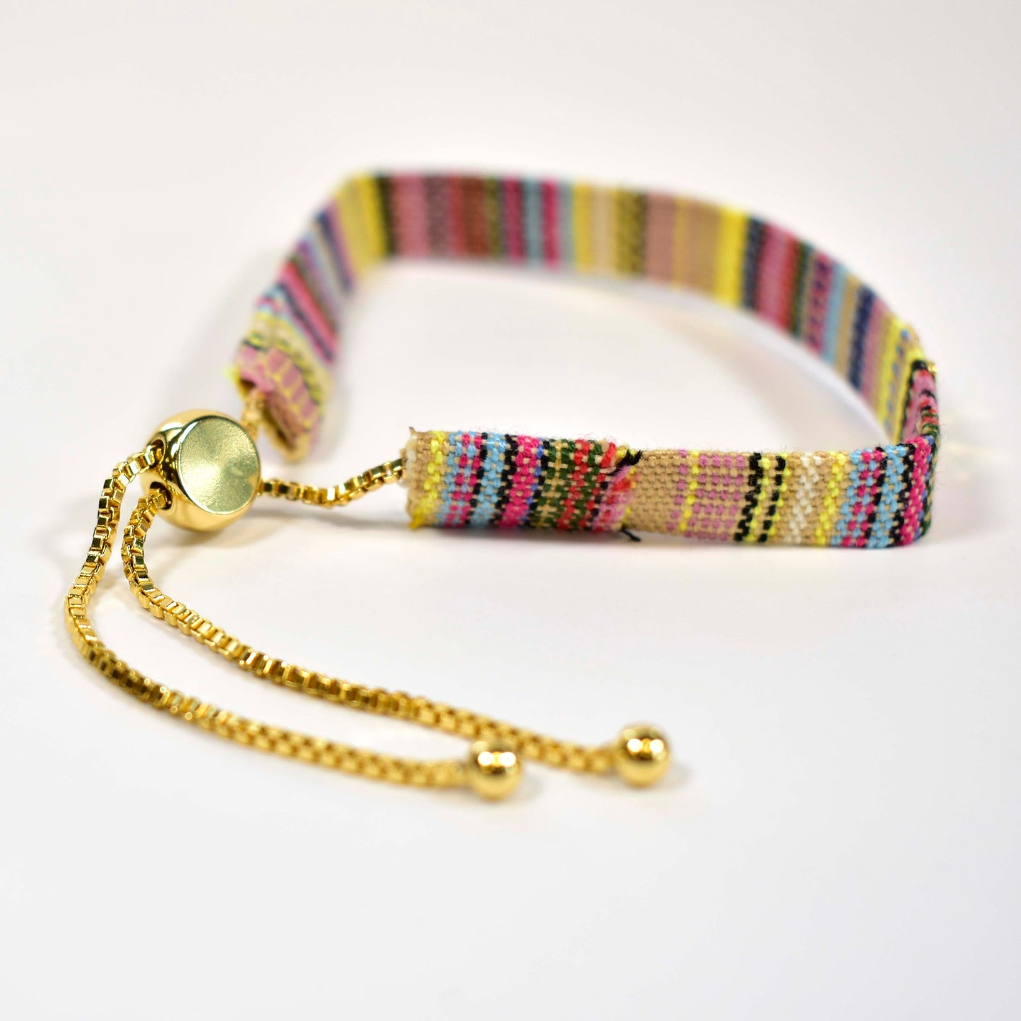 Alpha Phi Woven Bracelet, Multi-Color Design