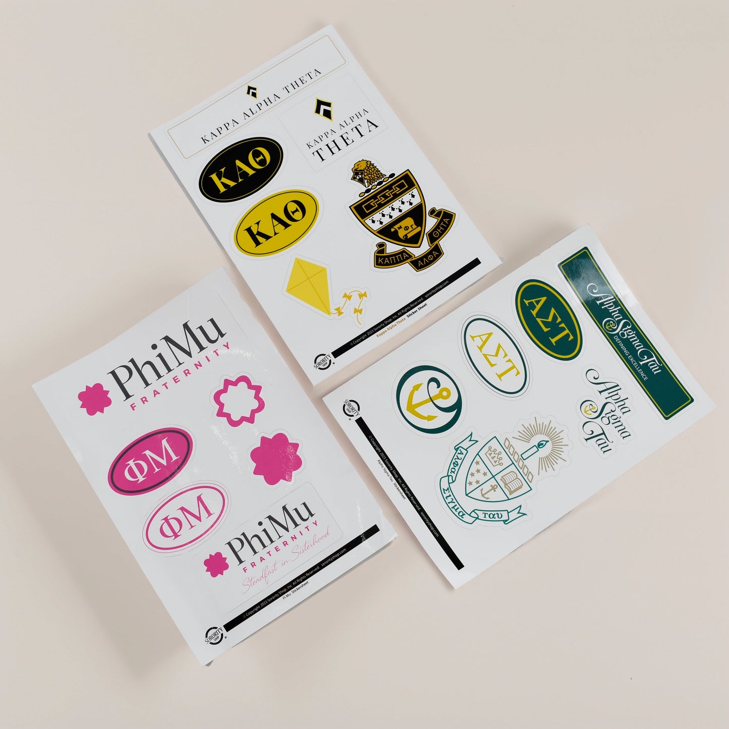 Lambda Theta Alpha Sorority Sticker Sheet- Brand Focus