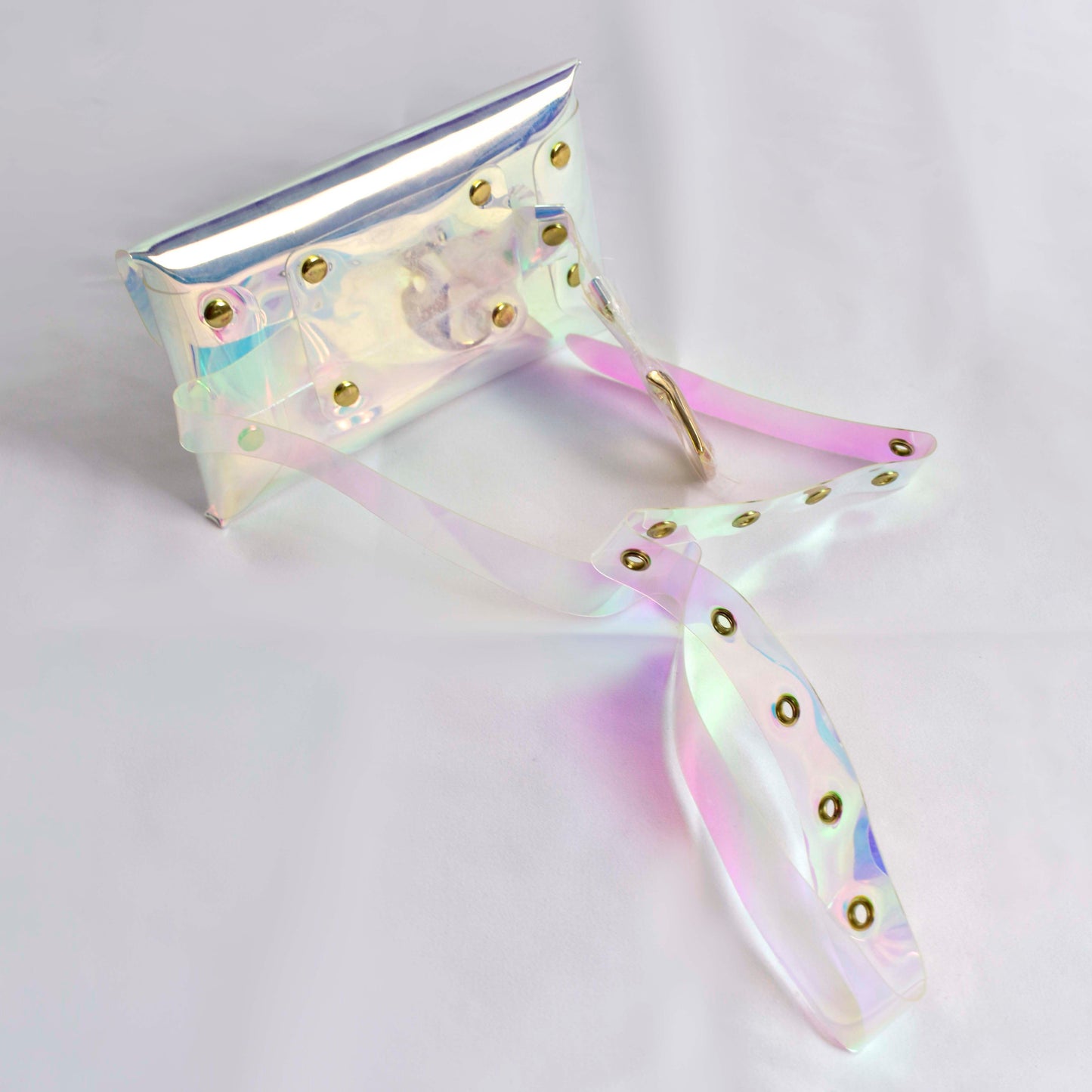 Phi Sigma Sigma Holographic Belted Fanny Pack