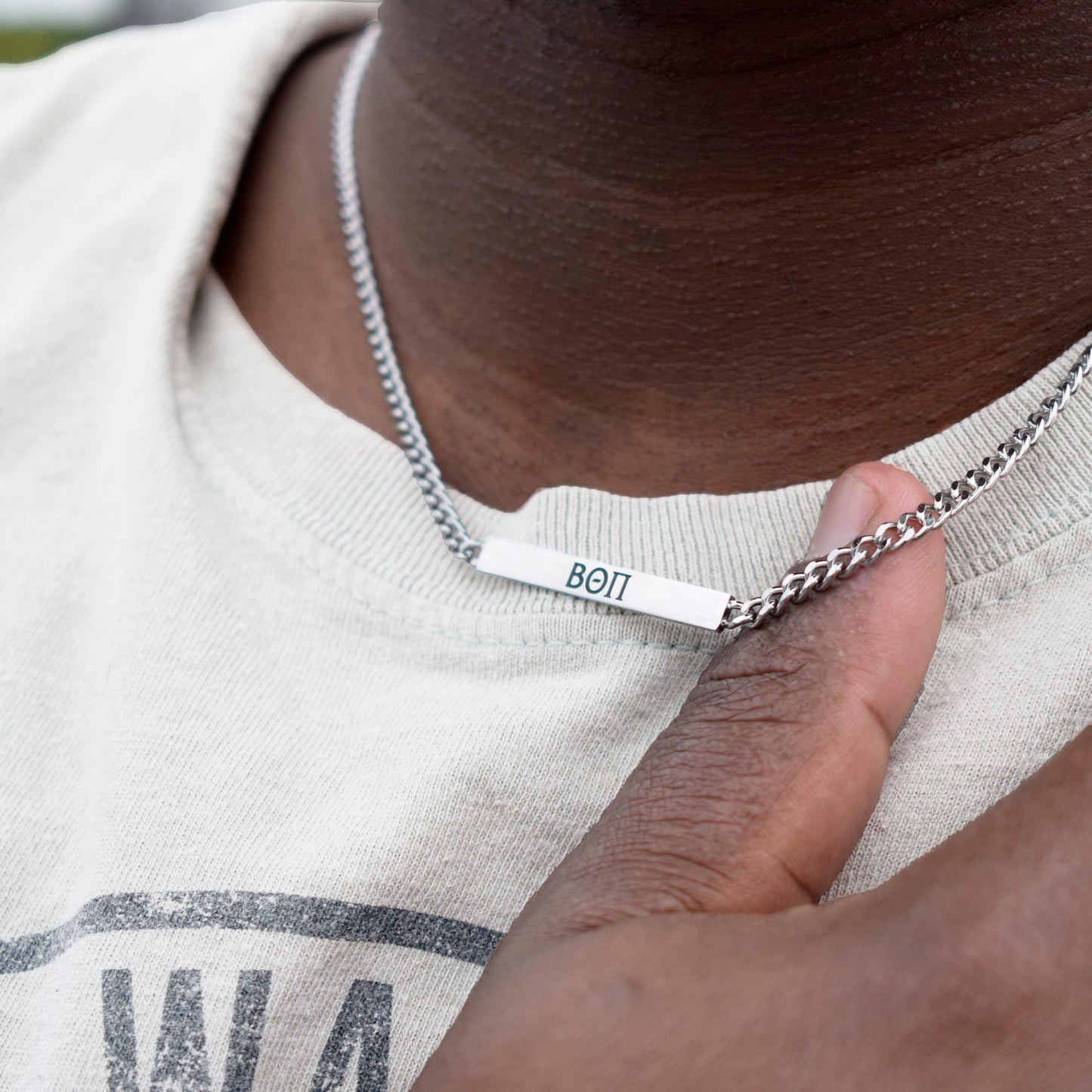 Alpha Gamma Rho Fraternity Necklace- Greek Letters Pendant