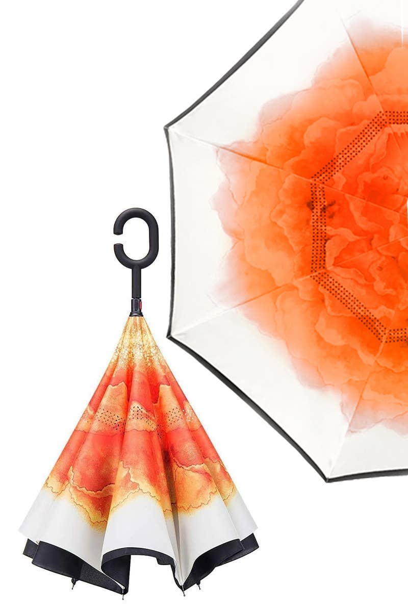 Various Print Inside-out Double Canopy Umbrella