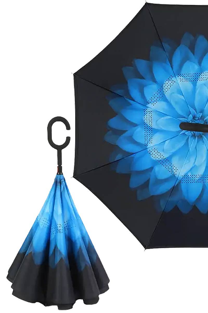 Various Print Inside-out Double Canopy Umbrella