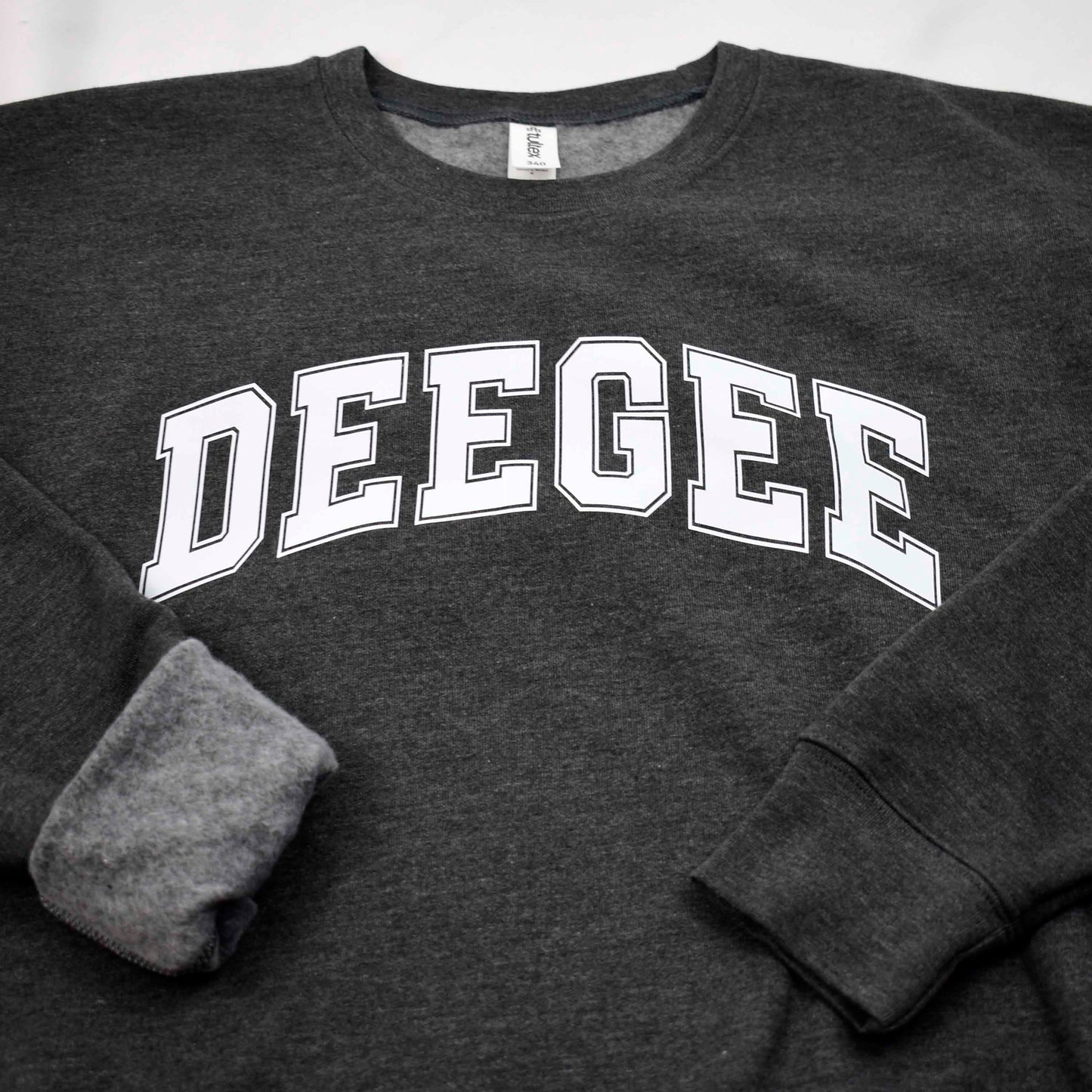 Sigma Delta Tau Sweatshirt- Crewneck Varsity Letters Design