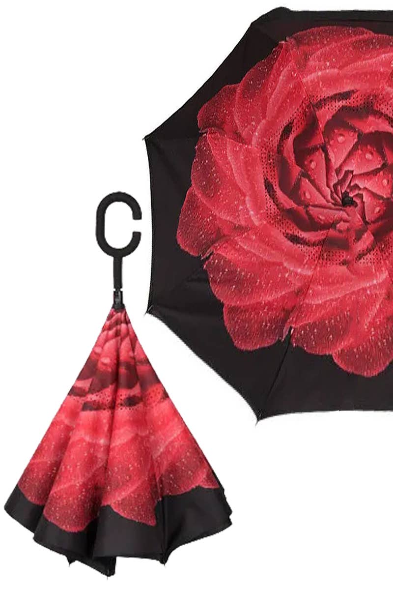 Various Print Inside-out Double Canopy Umbrella