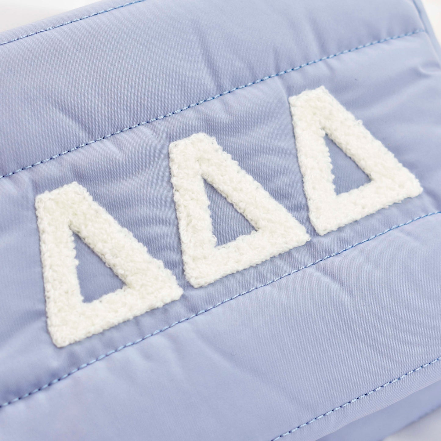 Theta Phi Alpha Makeup Bag - Puffer Style with Sorority Letters