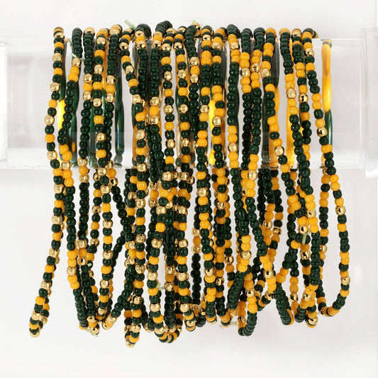Stretch Seed Bead GAME DAY Bracelets