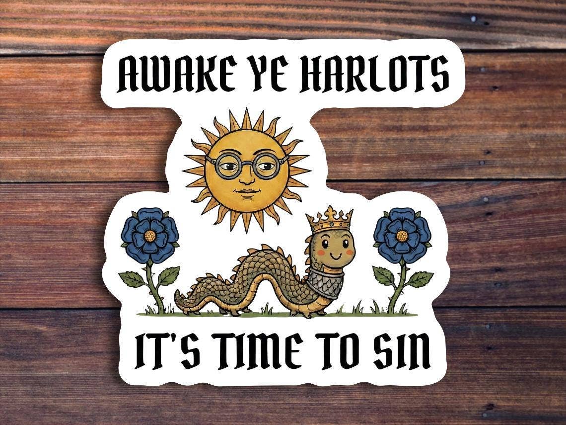 Awake Ye Harlots Sticker
