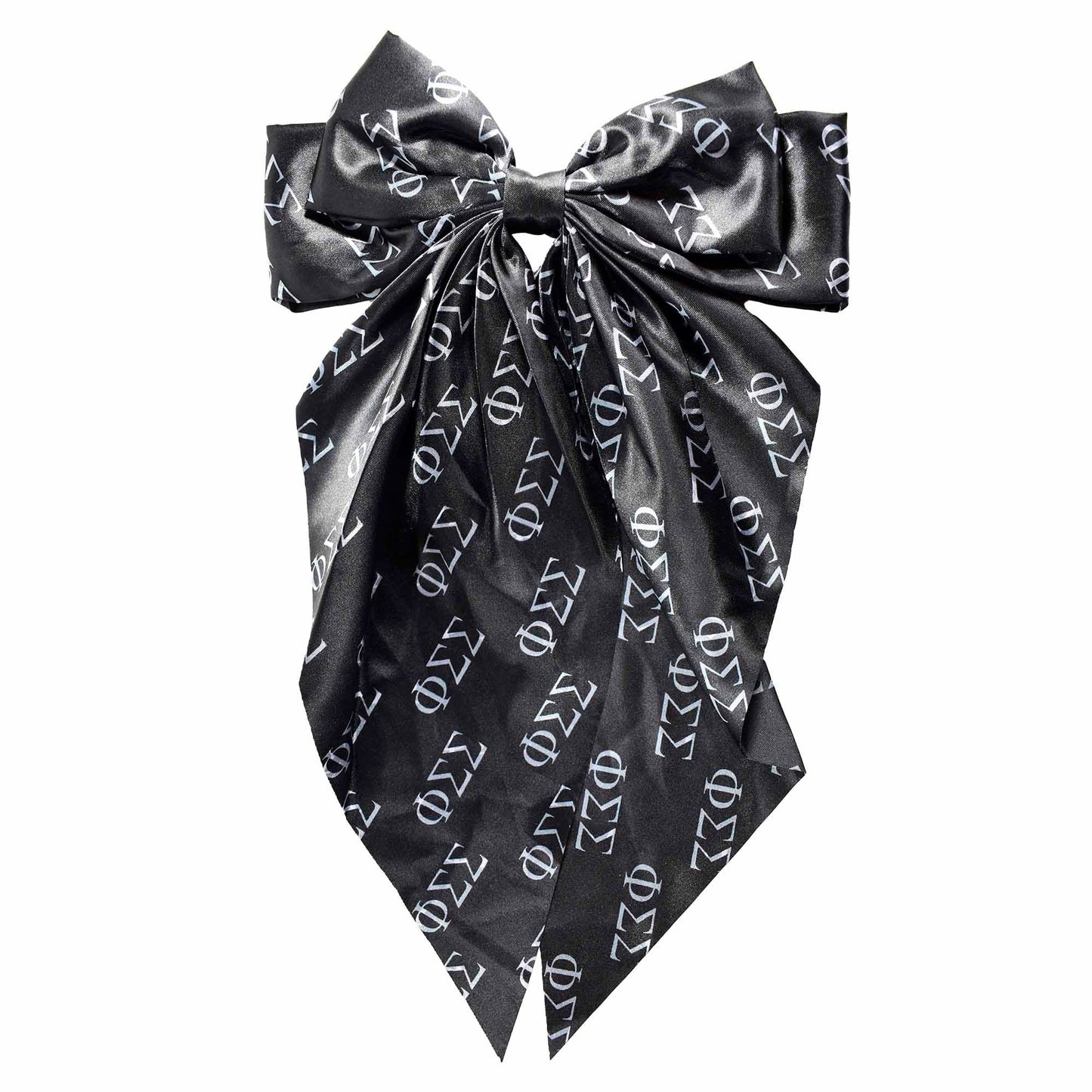 Phi Sigma Sigma Greek Letters Hair Bow