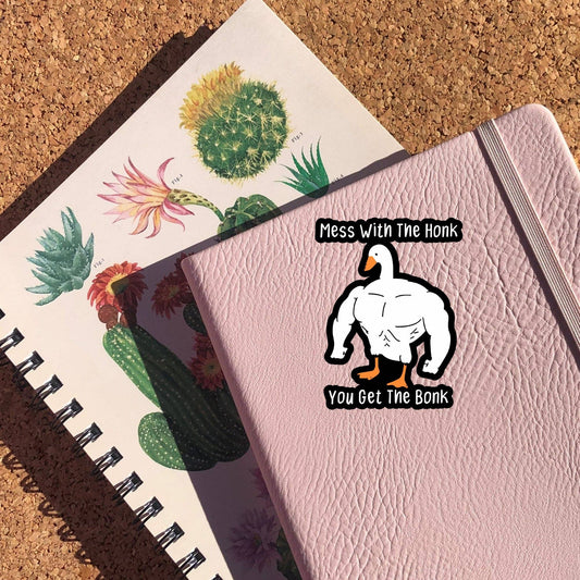 Buff Goose Sticker