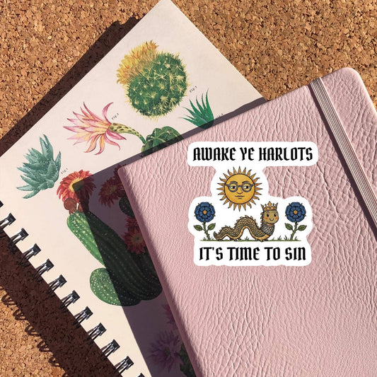 Awake Ye Harlots Sticker