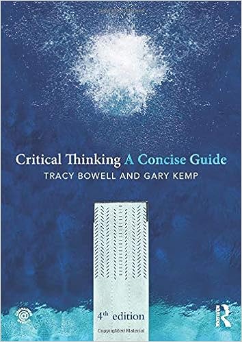 Critical Thinking A Concise Guide - Virginia Book Company