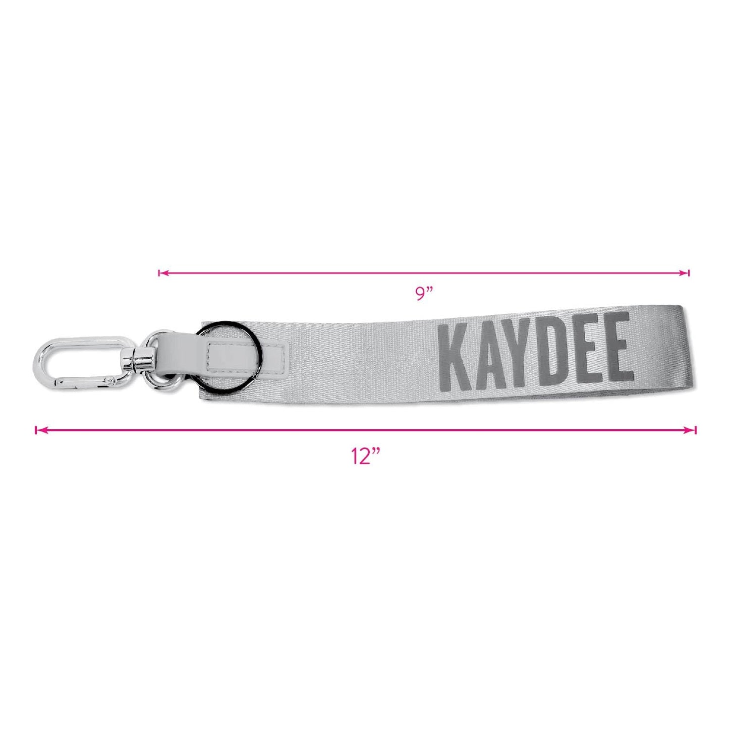 Alpha Sigma Tau Keychain- Hands-Free Wristlet Lanyard Style