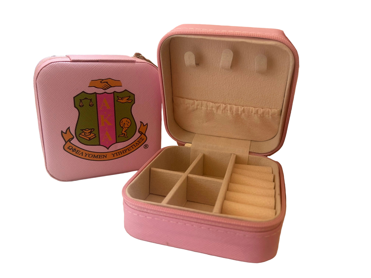 Alpha Kappa Alpha Travel Jewelry Box