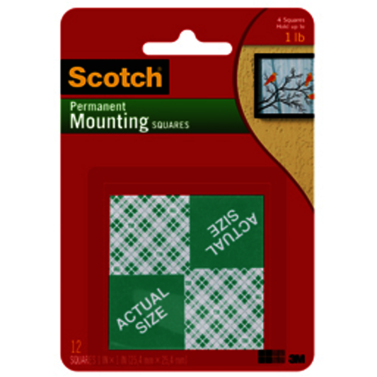 Scotch Permanent Mounting Squares
