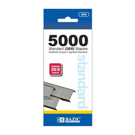 Staples - Standard (26/6) 5000 Ct.