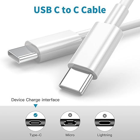 USB C to USB C Charging Cable